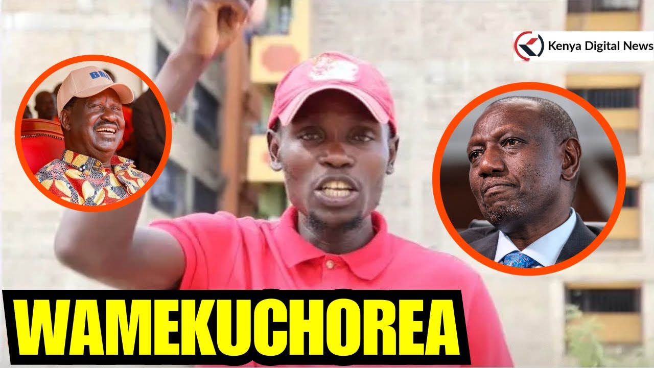 Bunge la Mwananchi man Mjukuu alerts President Ruto on how Raila is using Sifuna to send a message!!