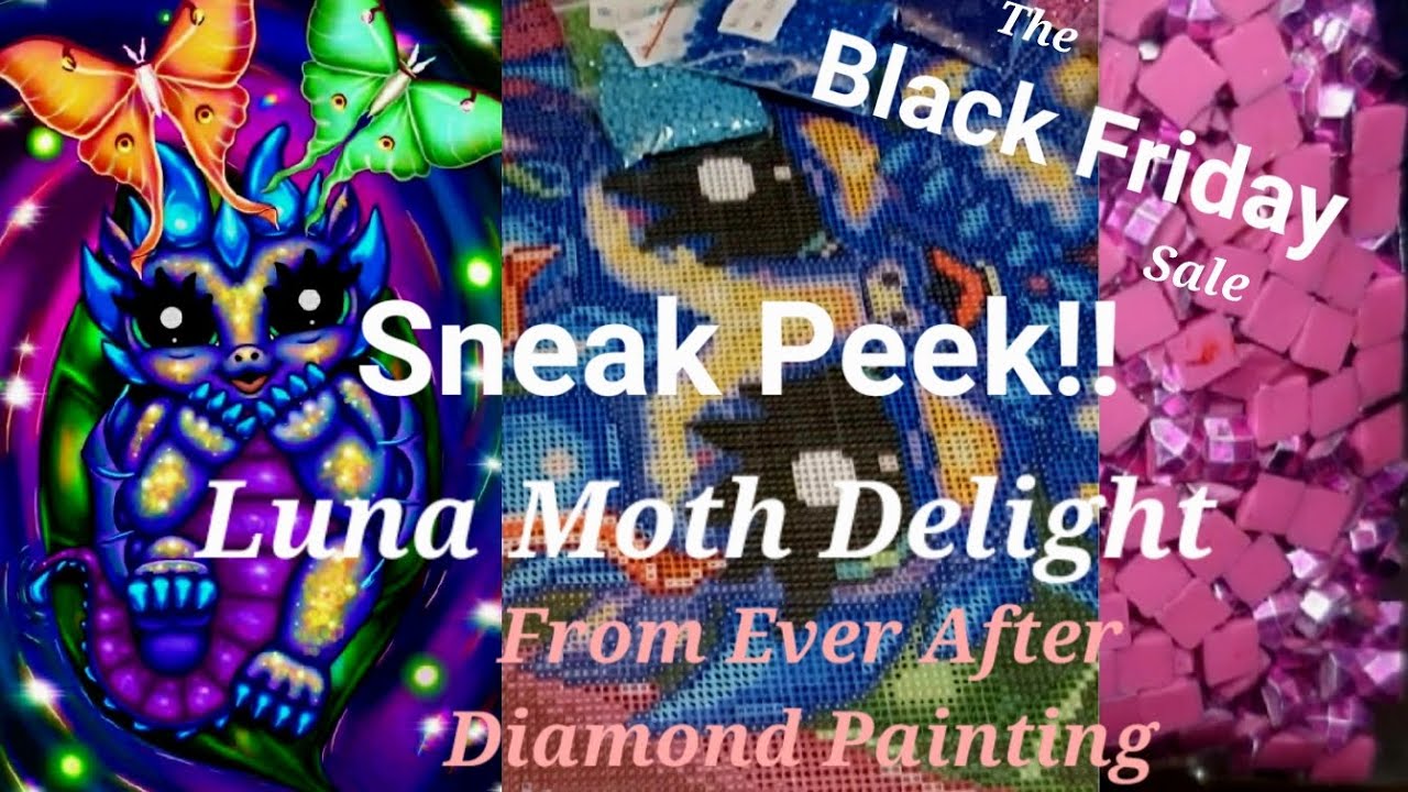 Предварительный просмотр! Распаковка «Восторг лунного мотылька» от Ever After Diamond Painting