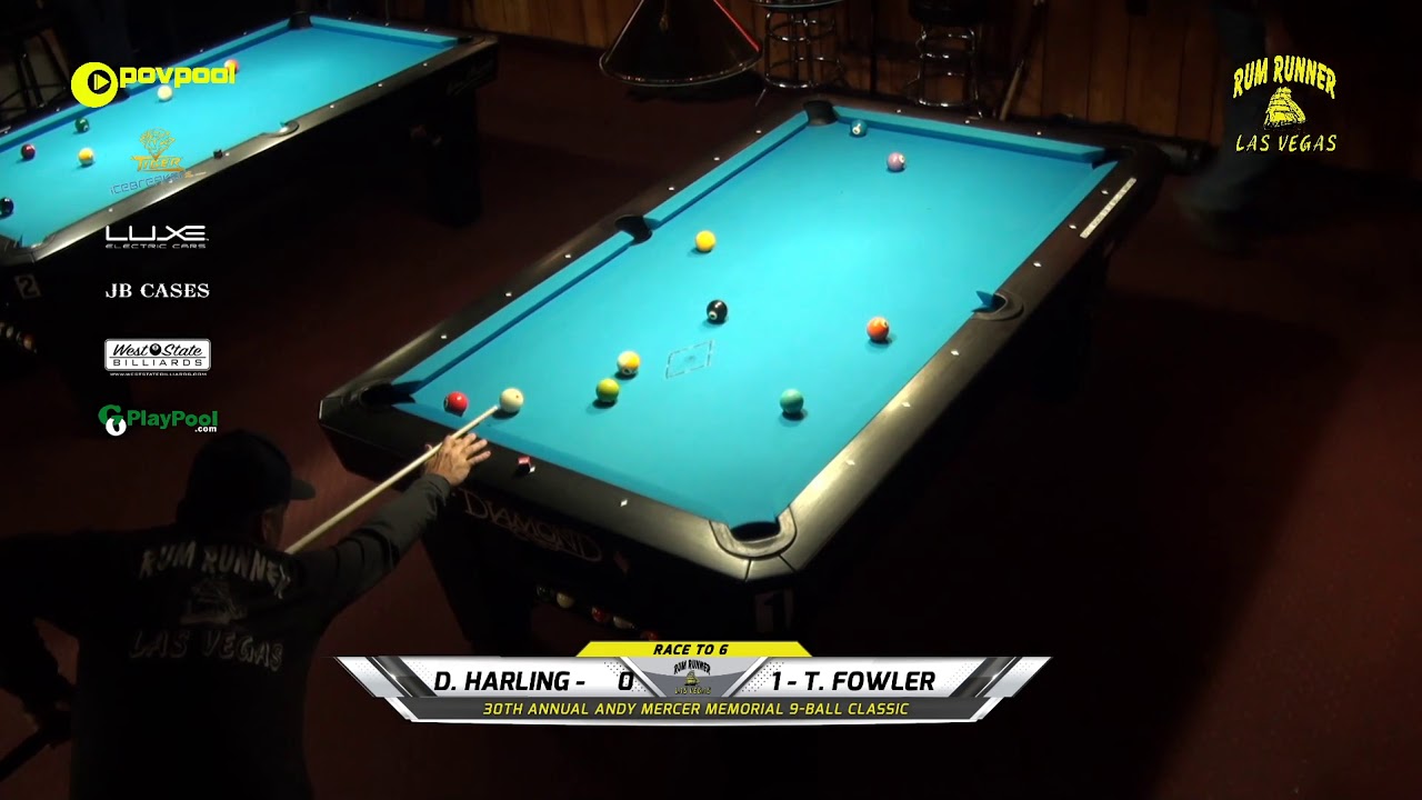 9-Ball #3 / Dancer HARLING vs Todd FOWLER / 30th Andy Mercer Classic!