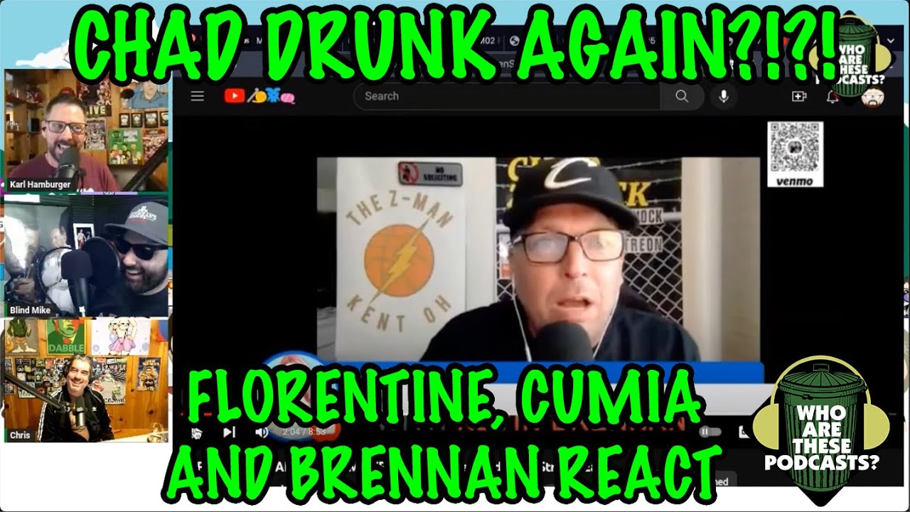 Jim Florentine, Anthony Cumia, Kevin Brennan React to Chad Drunk AGAIN (w/ Blind Mike)
