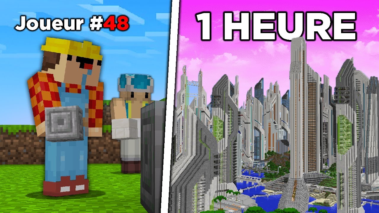 J'ai forcé 100 Joueurs à Construire une VILLE sur Minecraft..