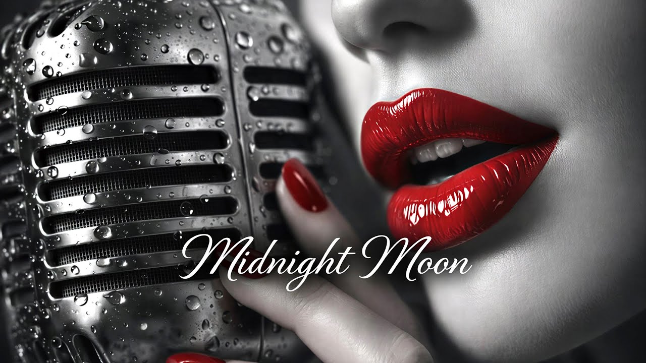 Slow Blues Lounge | Midnight Moon (1950s Style) | Soul Blues