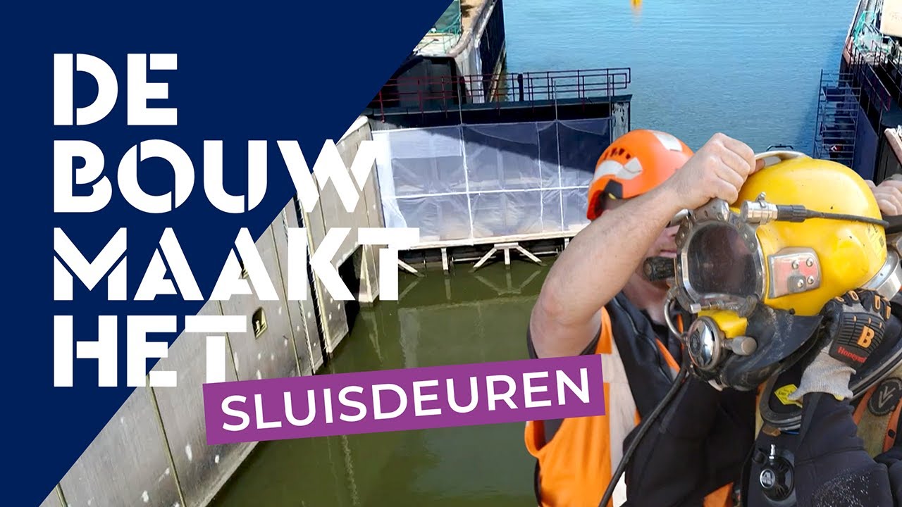 Werken onder water: dit doen duikers bij sluisonderhoud