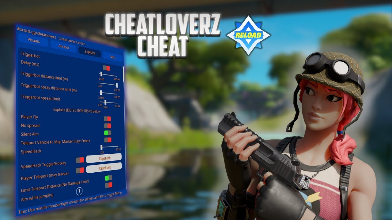 SHOWCASE | FORTNITE SEMI-LEGIT RELOAD CHEATING | FT. CheatLoverz