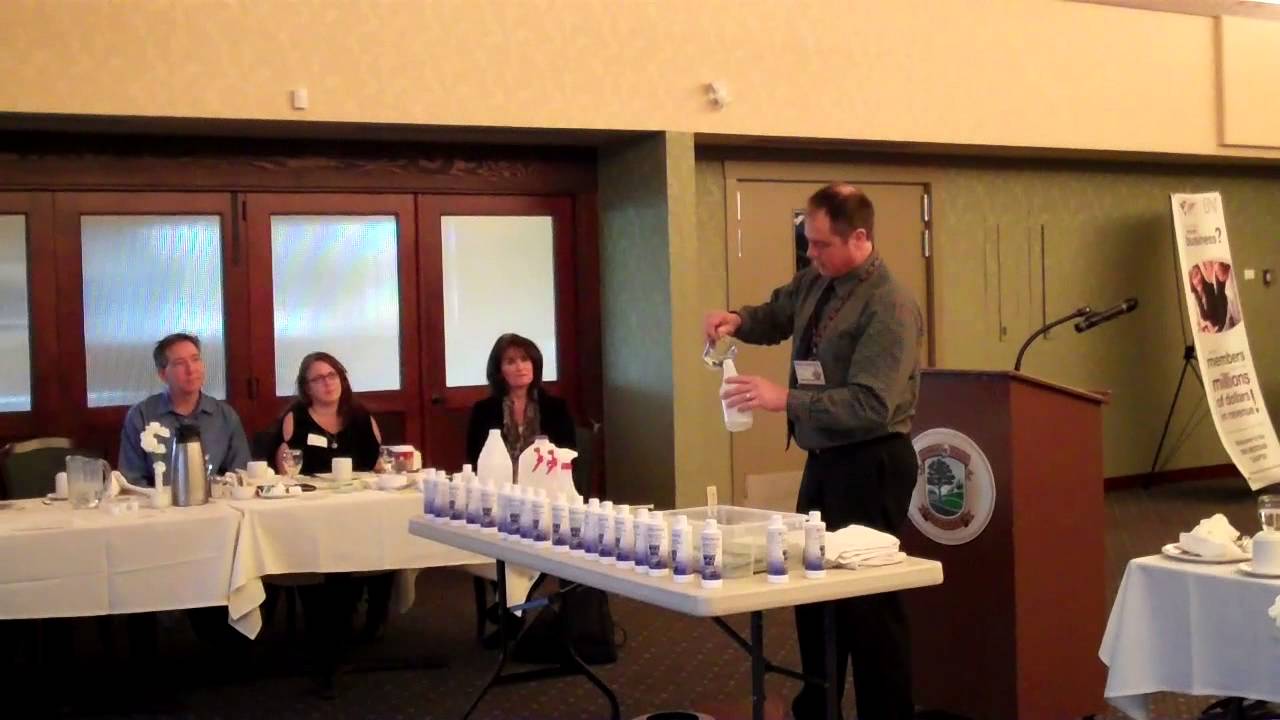 BNI Demonstration of Home Remedies to Clean Carpet Spills and Stains ~ VICTORIA CARPET CARE