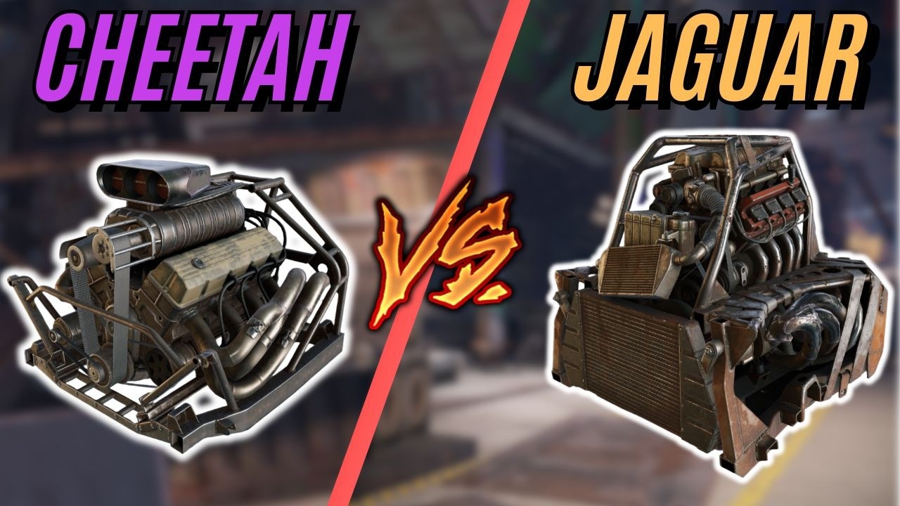 JAGUAR ПРОТИВ CHEETAH - КАКОЙ ДВИГАТЕЛЬ ВЫБРАТЬ И ПОЧЕМУ? | Полный тест | Crossout
