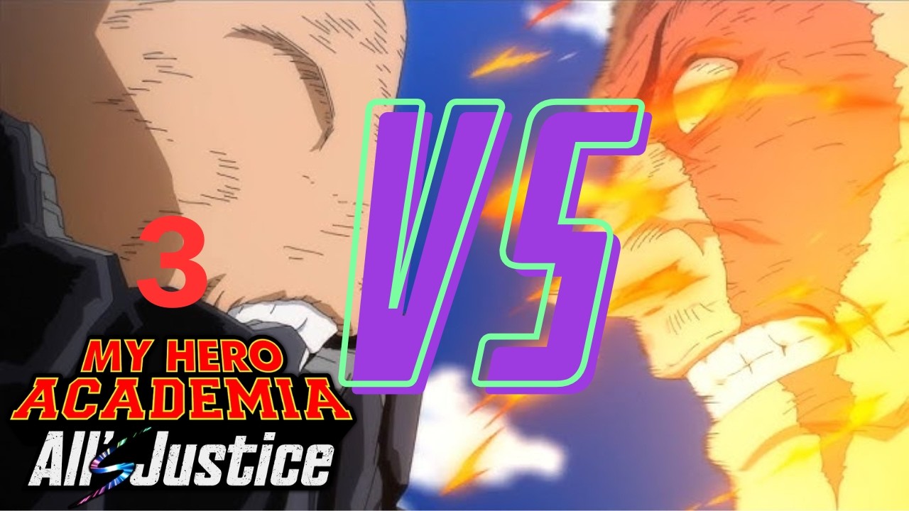 Endeavor vs All for One!!! my hero academia: all's justice episodio 3