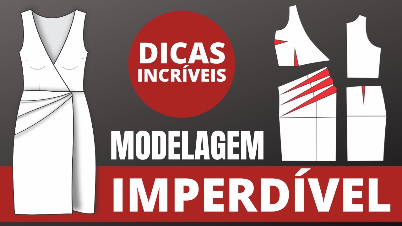 Como fazer um vestido transpassado - Modelagem passo a passo | Gisele Maués