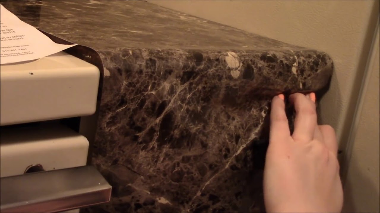 EZ Faux Decor Application Granite and Marble Countertop