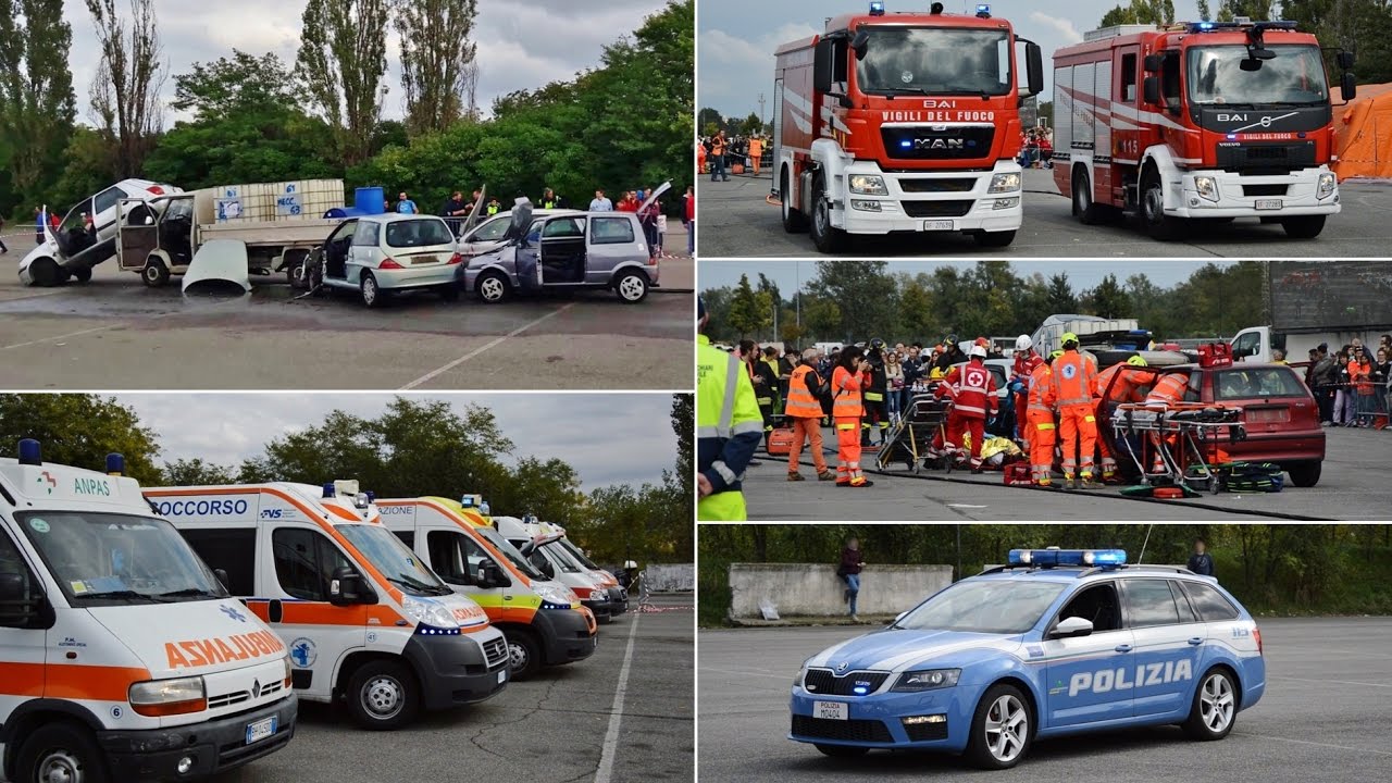 Simulazione Interforze: Maxiemergenza Incidente Stradale | REAS 2016