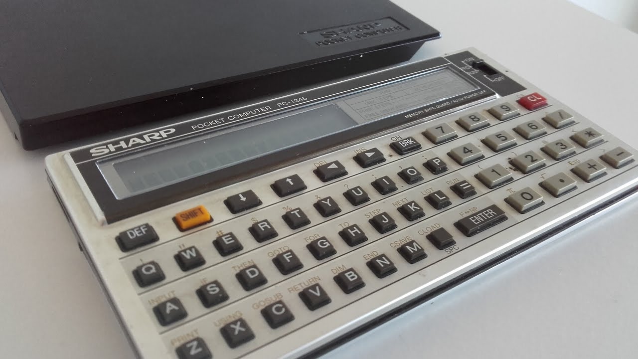 Vintage Calculator Sharp PC-1245 Pocket Computer Japan