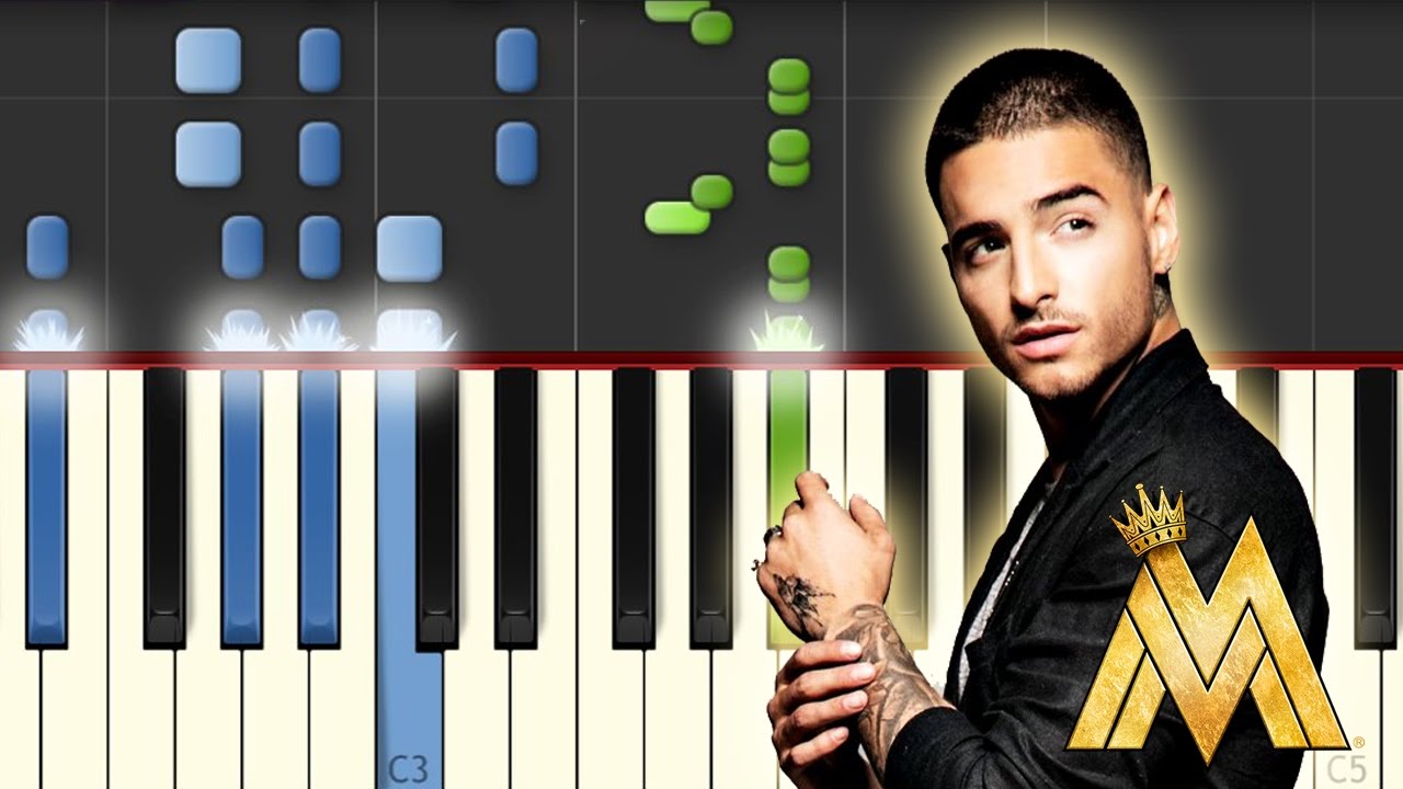 Felices Los 4 / Maluma / Piano Tutorial / Notas Musicales / Cover