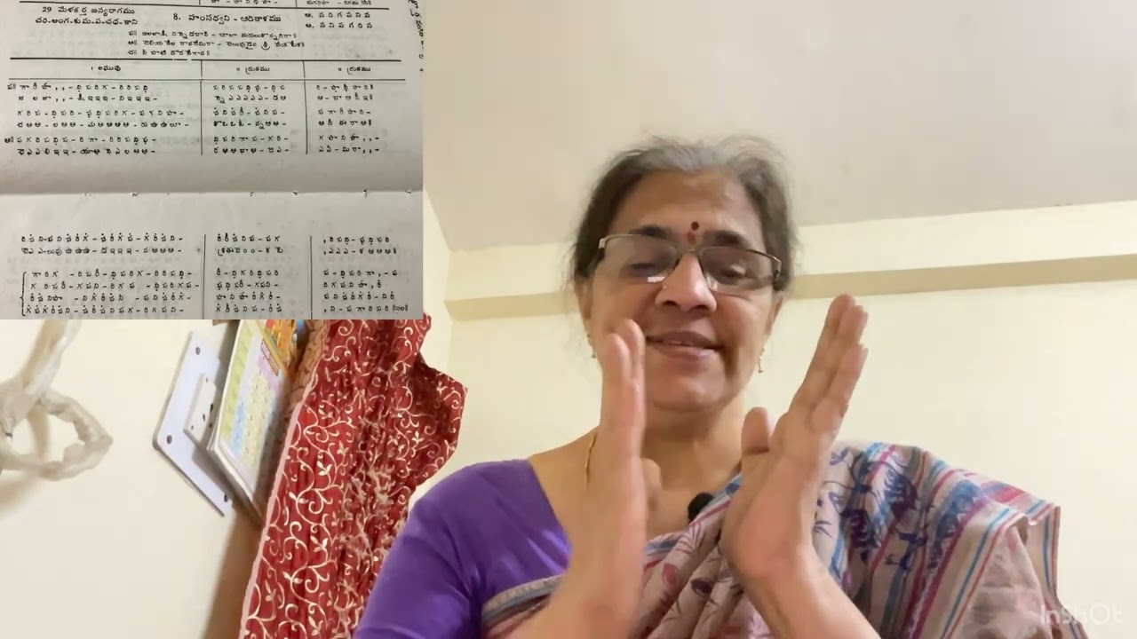 హంసధ్వని వర్ణం , పూర్వాంగం పల్లవి అనుపల్లవి సాహిత్యం . 