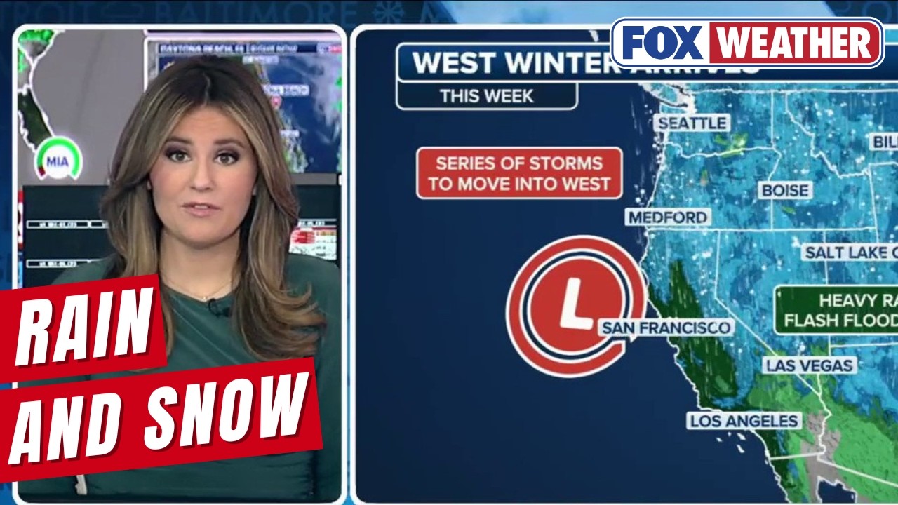 Wet Pattern Of Rain And Snow Beginning For California Today