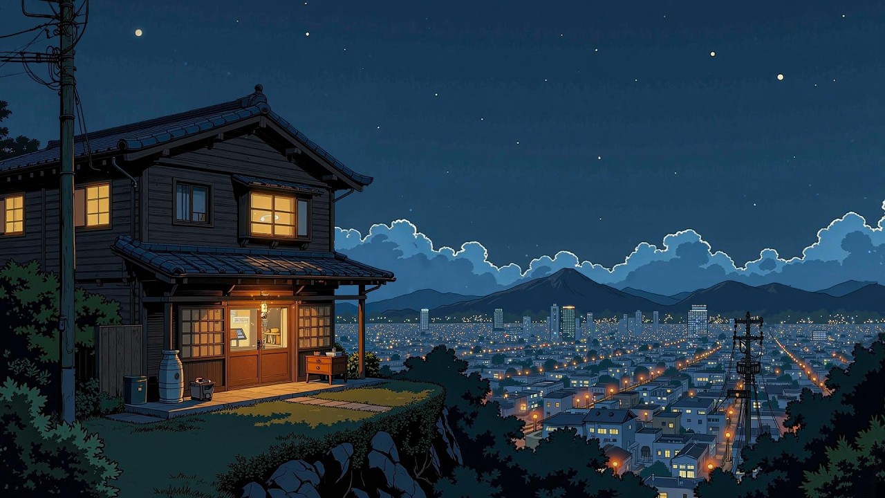 Quiet Night House 🌙 Lofi Beats for Deep Focus, Study and Calm Thinking 🌌