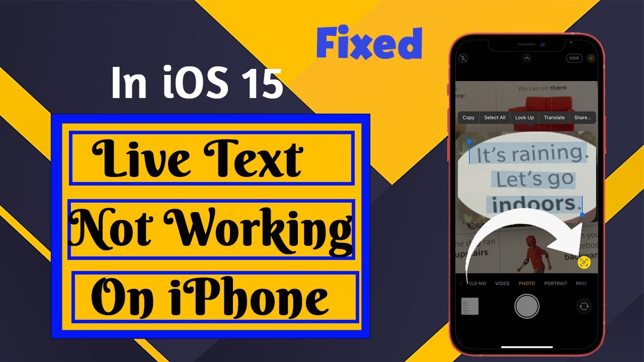[iOS 15] Live Text Not working on iPhone (Here's the Fix)