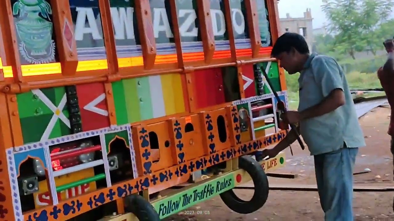RAJU WRITING 🎨🖌️TRUCK ART SPECIALIST🌹9733907700 At- Chandrakona Road, Dist-Paschim Medinipur, (W.B)