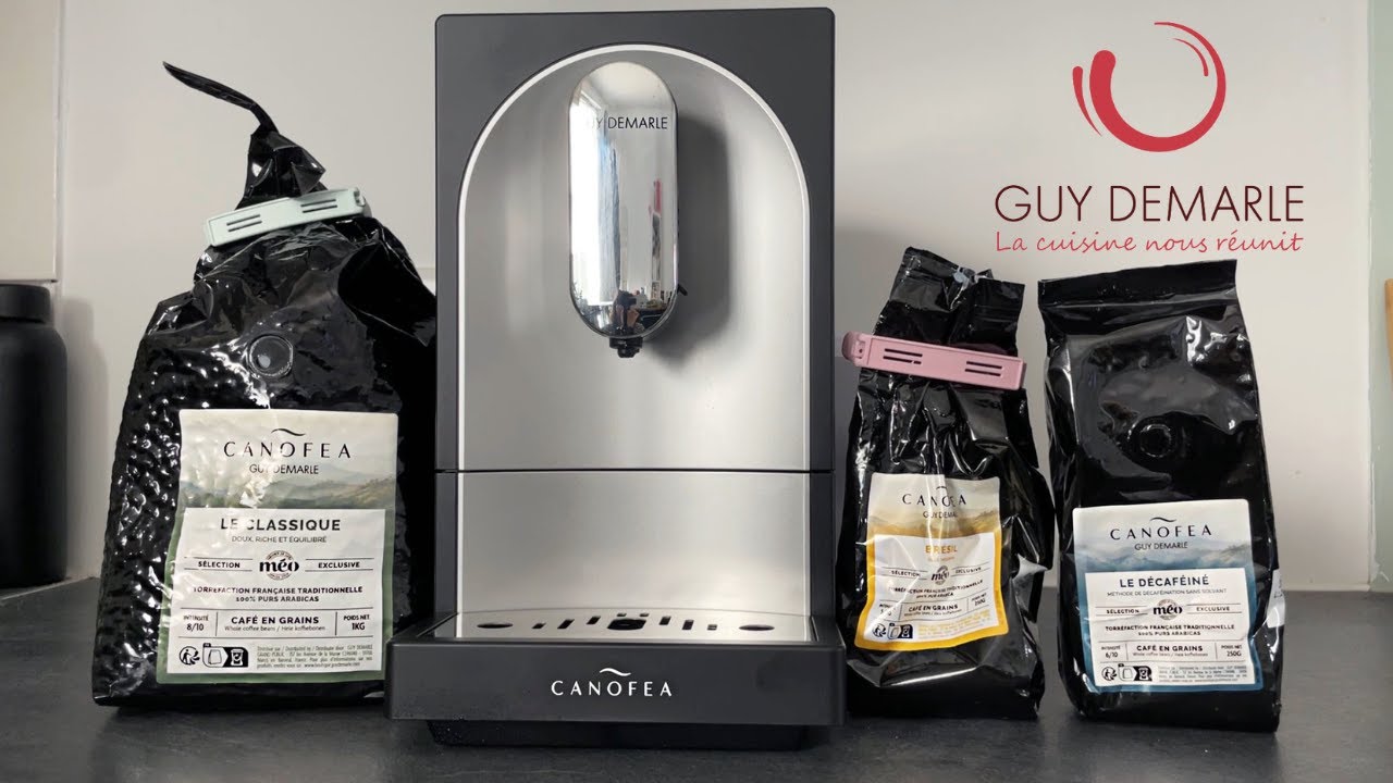 PRÉSENTATION DE LA MACHINE À CAFÉ À GRAINS CANOFEA DE CHEZ GUY DEMARLE