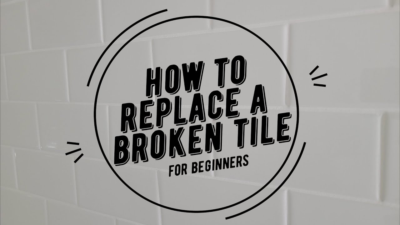 How to Replace a Broken Shower Tile