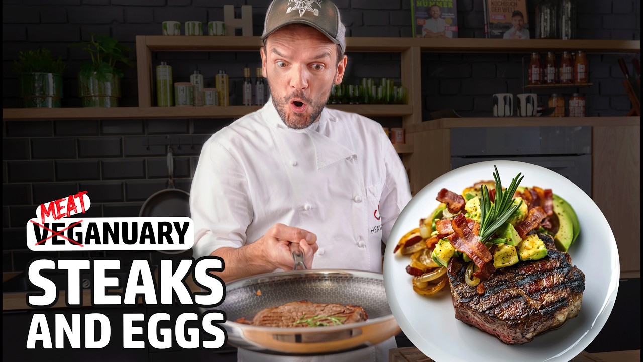 Schnelles Steak and Eggs Rezept von Steffen Henssler