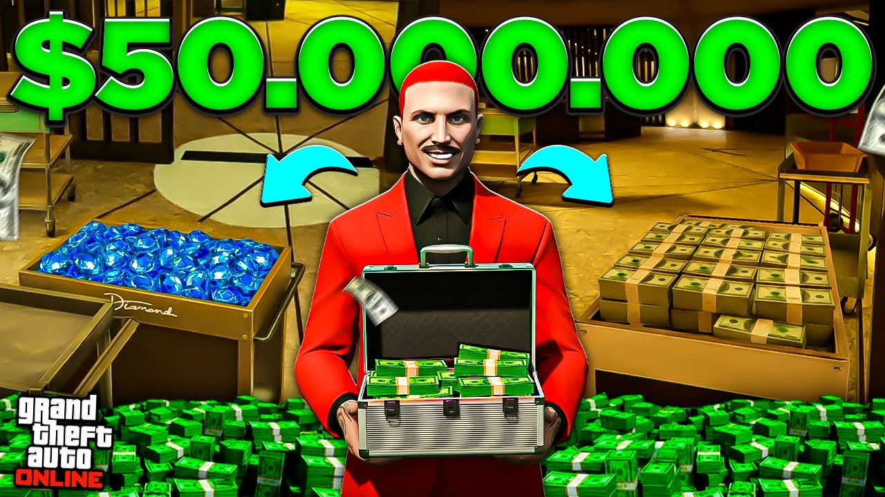 A Forma Mais Rápida de Chegar nos $50.000.000 no GTA Online