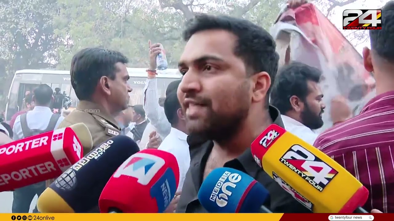 'ഇന്ത്യ AI സമ്മിറ്റ് വേദിയിൽ കോൺഗ്രസ് പ്രവർത്തകർ നടത്തിയ മോശമായ നടപടികൾക്കെതിരെയാണ് ഈ പ്രതിഷേധം'