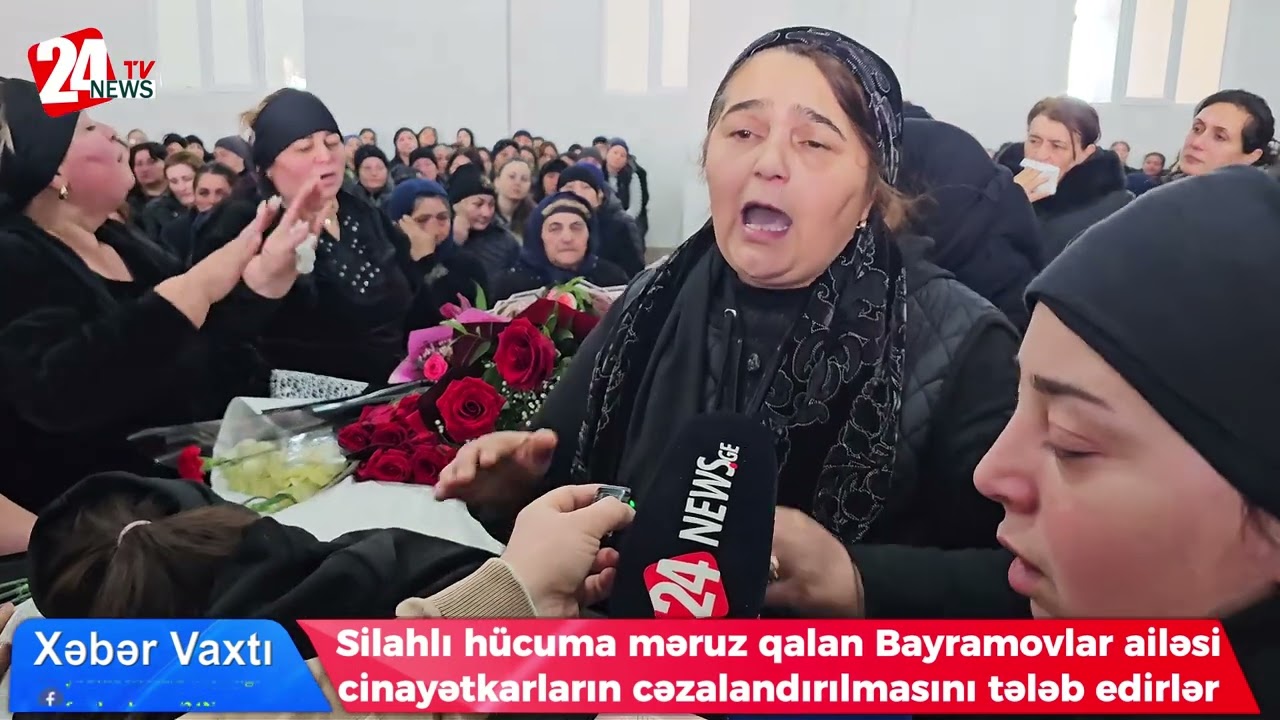 Qətlə yetirilən Sahib Bayramovun yaxınları fəryad edirlər...