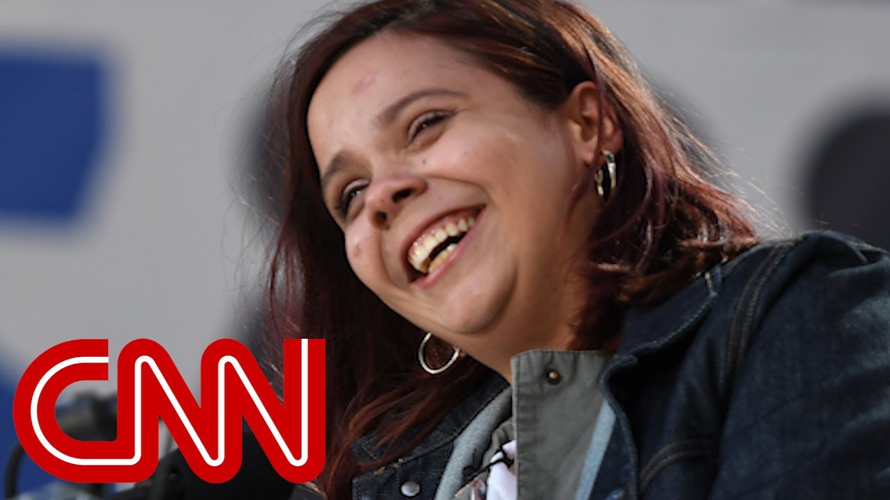 Parkland survivor Sam Fuentes vomits during gun protest speech