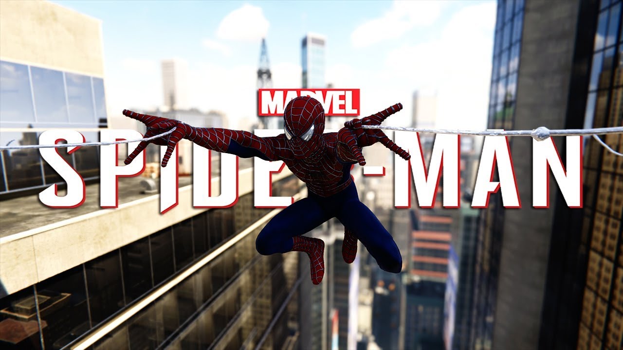 Spider-Man PS4 - Raimi Suit Web Swinging Free Roam & Combat Gameplay Showcase - Vol.17