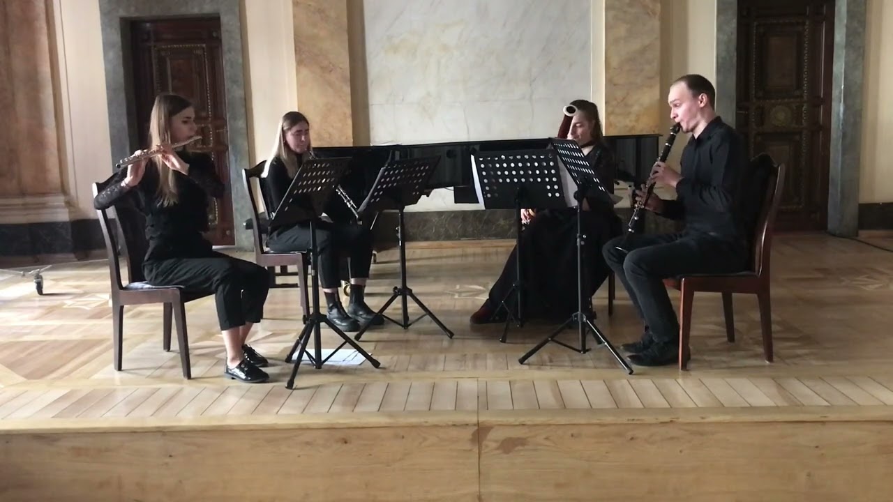 Winds quartet: Gaweł Anna, Troian Emiliia, Rosiek Daniel, Bandyk Zofia (Poland)