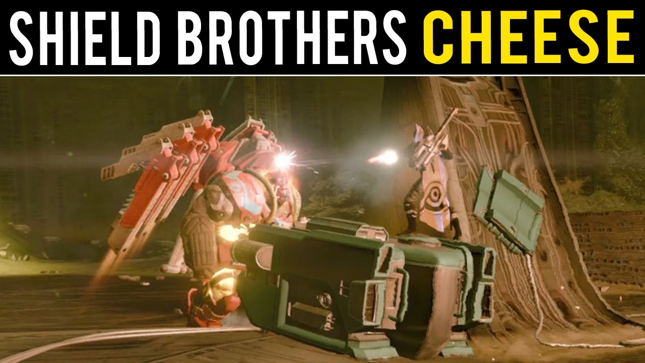 Destiny Glitches - Shield Brothers Nightfall Cheese! (THIS IS GUARANTEED TO HELP)