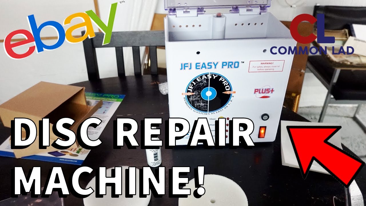 Finally Got A Disc Repair Machine For Ebay Video Games! (JFJ Easy Pro)