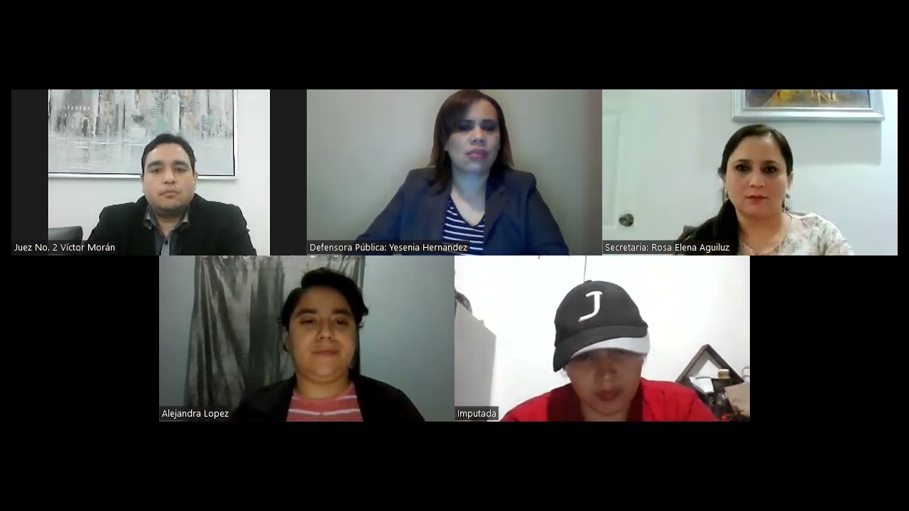Video Audiencia de Revisión de Medidas Cautelares