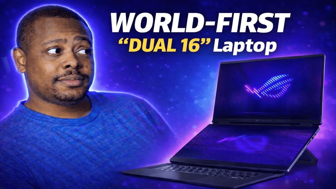 Оцените первый в мире игровой ноутбук с двумя экранами &mdash; ASUS ROG Zephyrus Duo 2026.