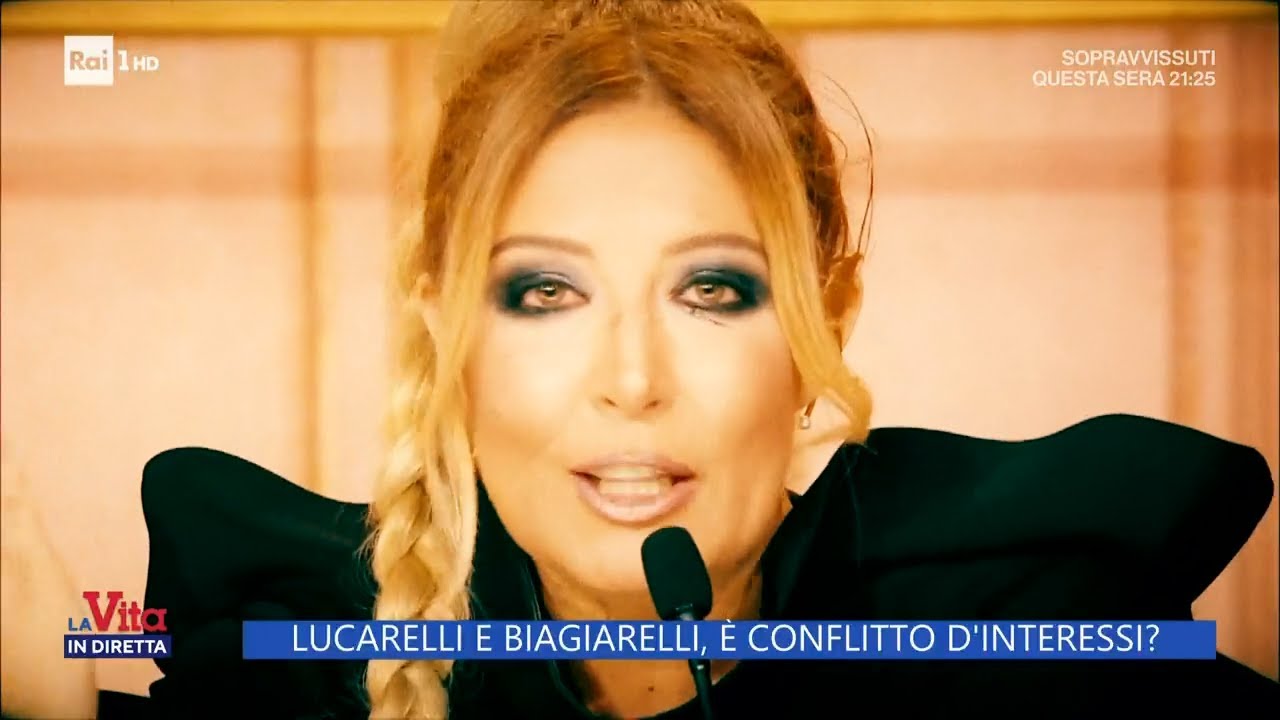 Ballando, Lucarelli e Biagiarelli, è conflitto di interessi? - La vita in diretta 10/10/2022
