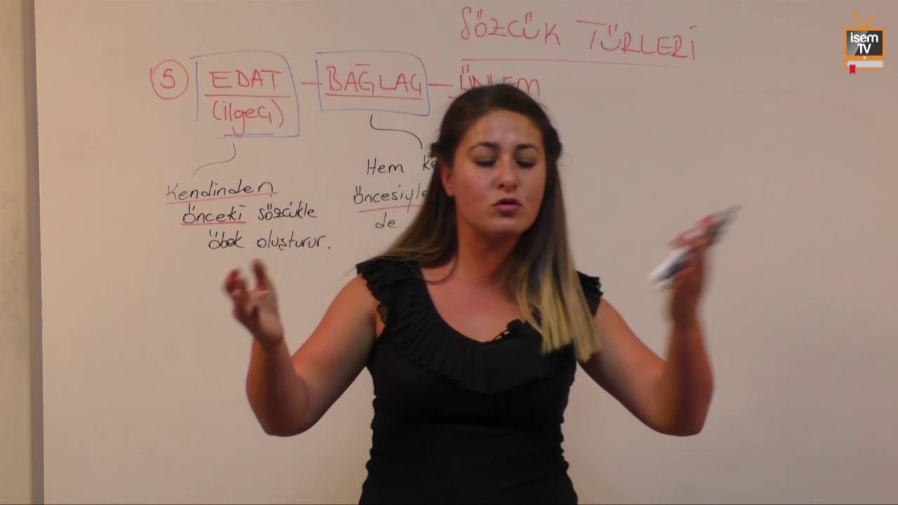 08) Sözcük Türleri ( edat, bağlaç, ünlem ) - Gizem URAL (2017)