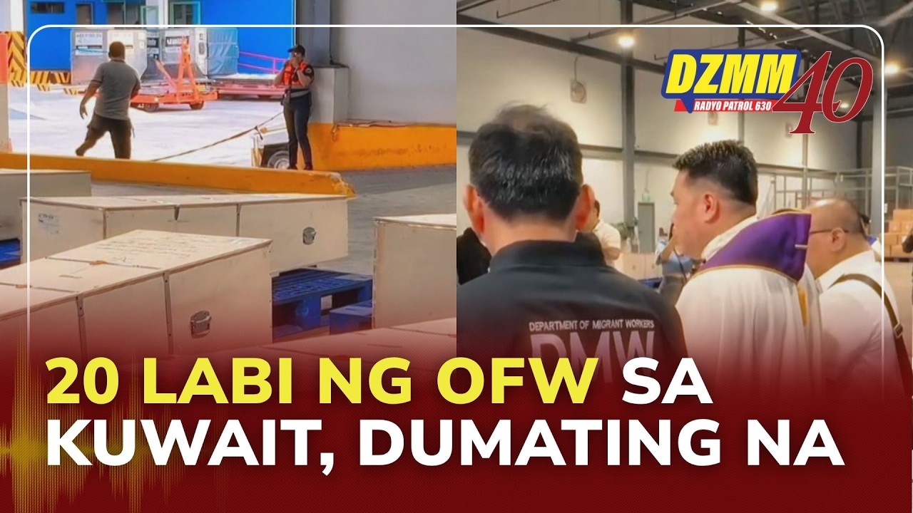 20 OFW remains from Kuwait arrive in PH: DMW | DZMM Teleradyo (15 April 2026)