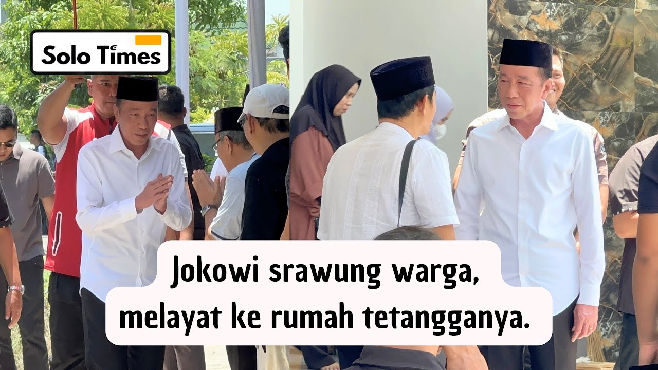 Jokowi Layat Tetangganya yang Rumahnya di Gang Sebelah 