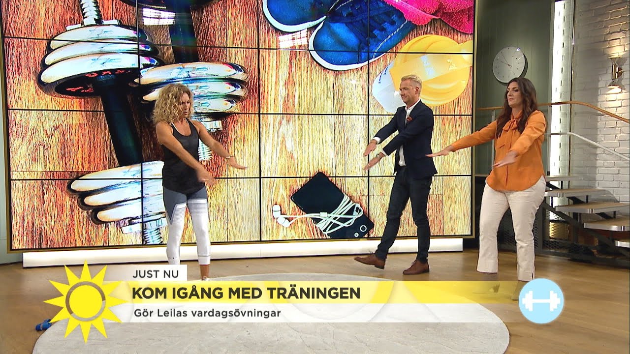 Smarta träningsövningarna för att komma igång efter sommaren  - Nyhetsmorgon (TV4)
