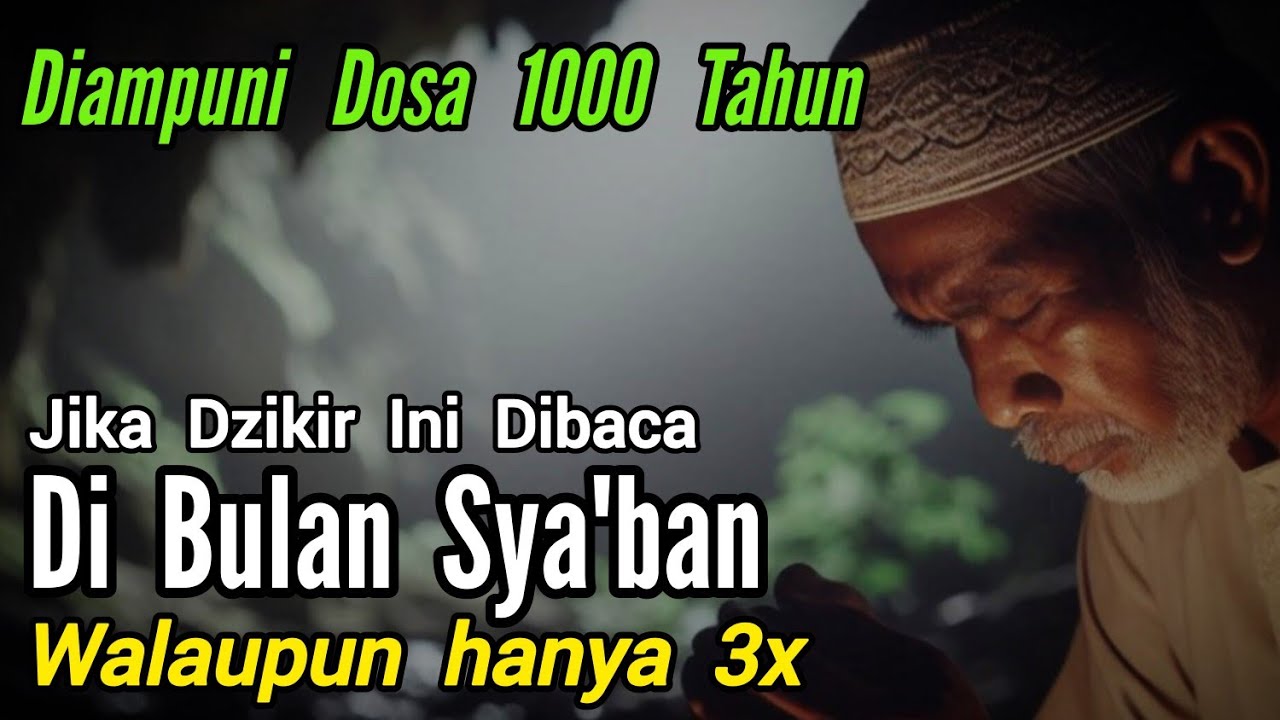 Anda terpilih jika bulan sya'ban membaca Dzikir ini !!