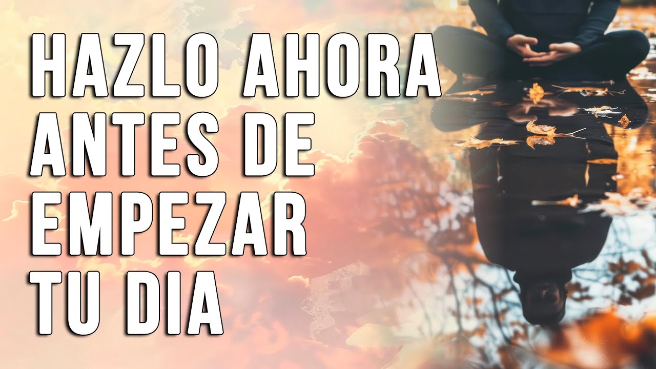 ¡¡NO LO PIENSES!! ✨ Esta MEDITACIÓN de la mañana es todo lo que necesitas PARA VOLVER A TI