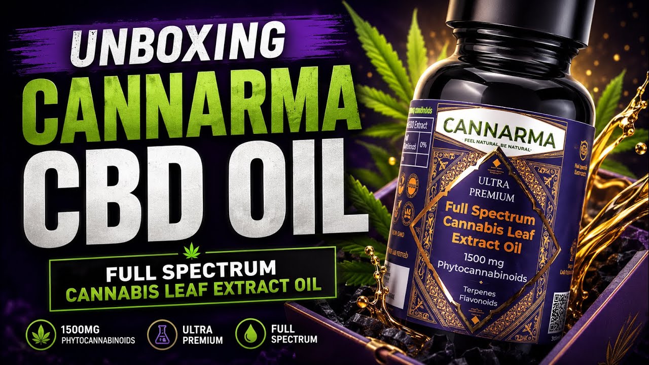 Cannarma Medical Cannabis CBD Oil Unboxing | Stonerindia
