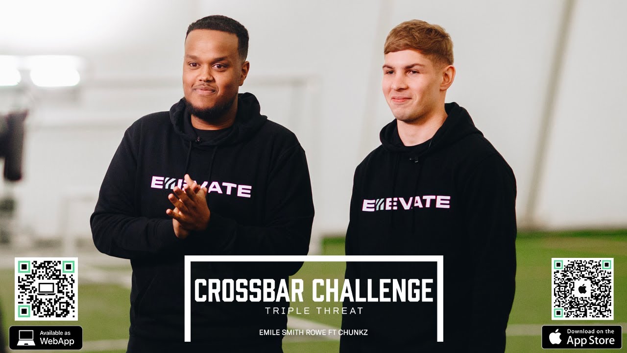 CHUNKZ v SMITH ROWE 🤯 TRIPLE THREAT CROSSBAR CHALLENGE. WHO WINS 👀?