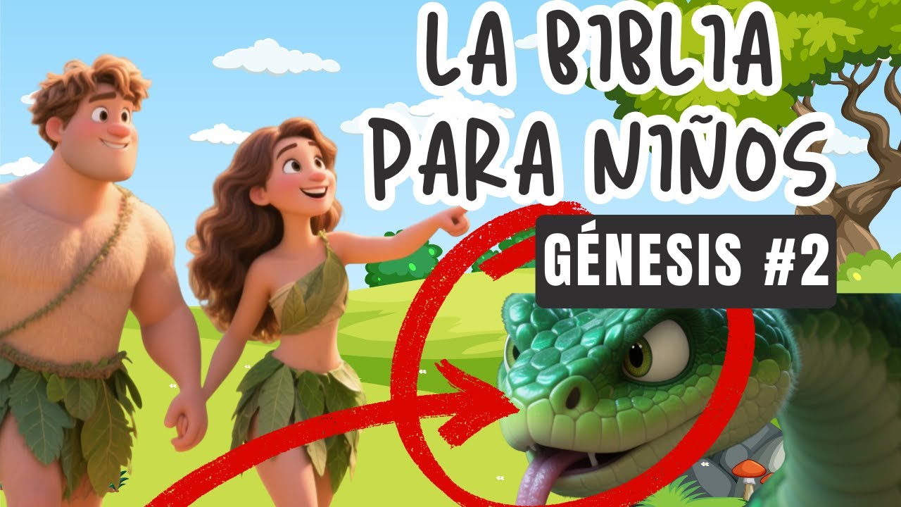 El Jardín del Edén 🌿 | Adán y Eva (Historia bíblica para niños en Español) GÉNESIS 2