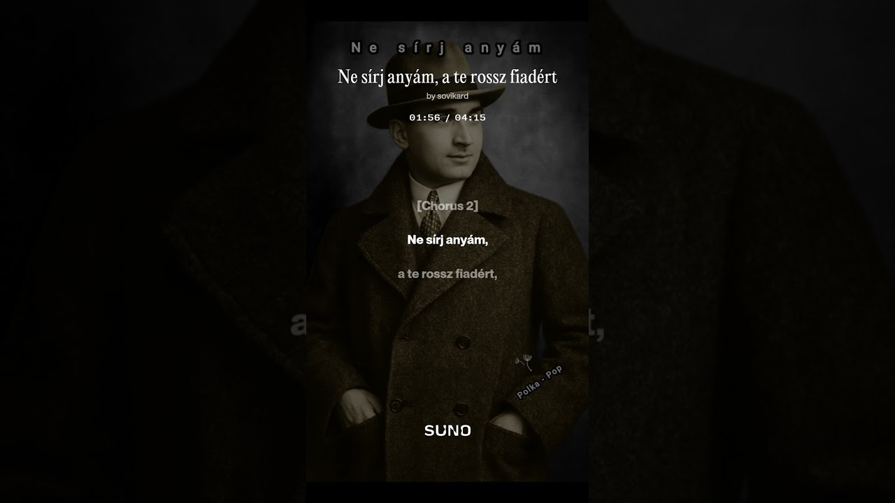 Ne sírj anyám, a te rossz fiadért (Cover)