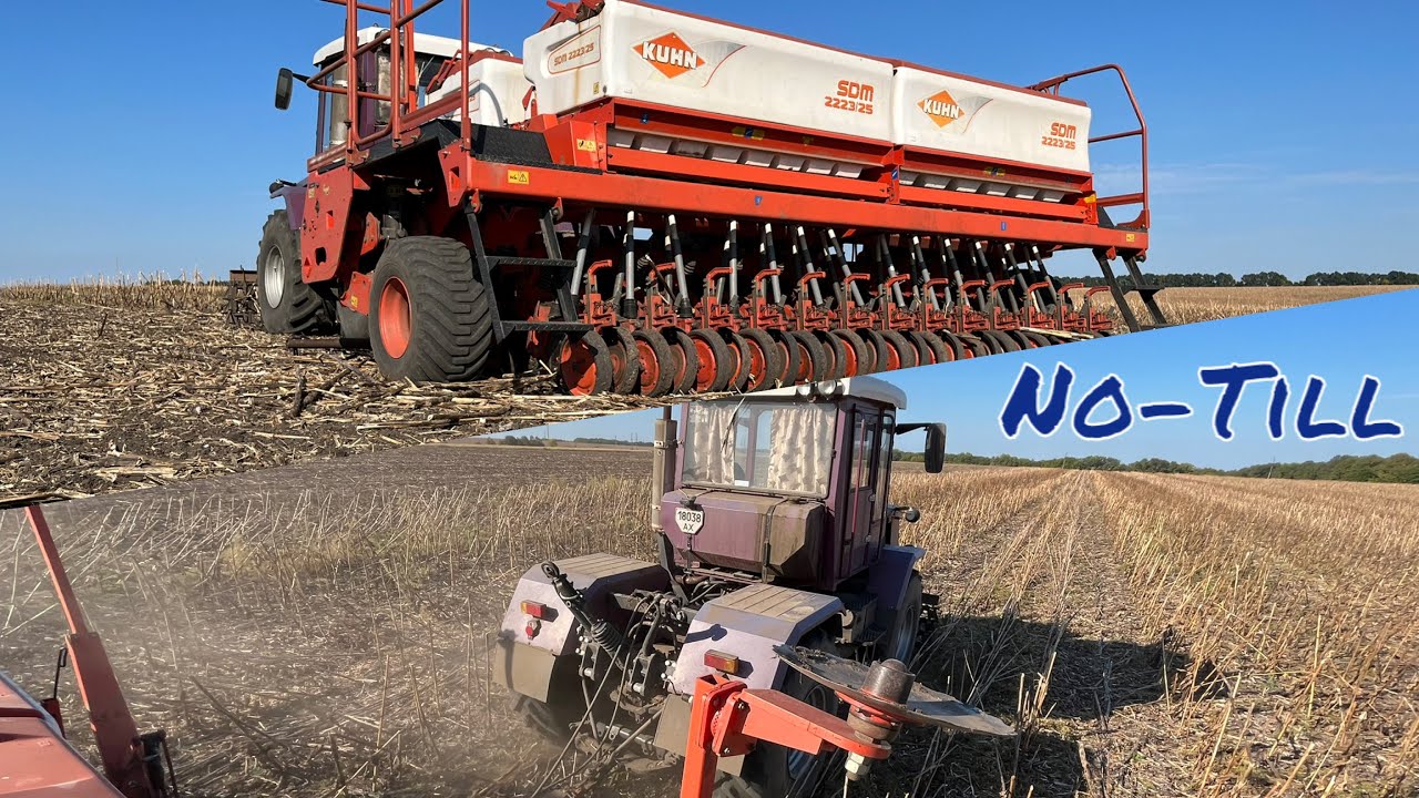 No-Till посів озимої пшениці! Сівалка KUHN SDM 2223/25. Господарство Умрихіна Юрія Миколайовича