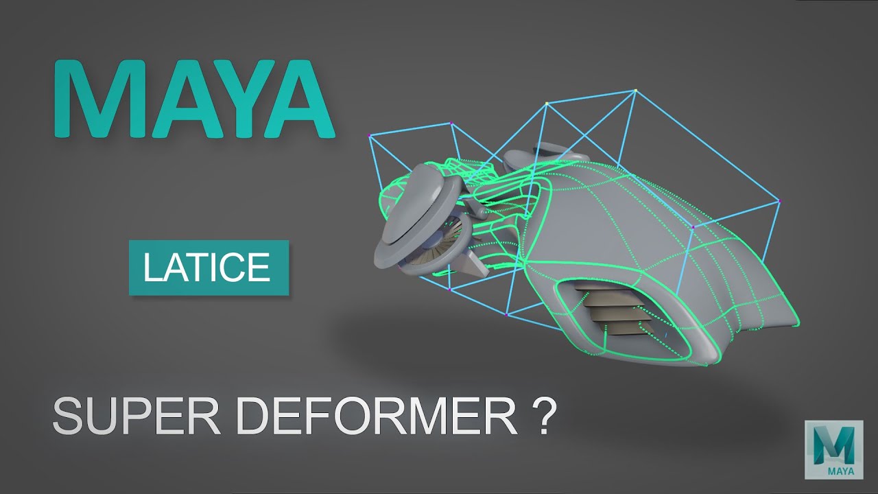 Lattice в Maya. Супер деформер? / Lattice in Maya. Super deformer?