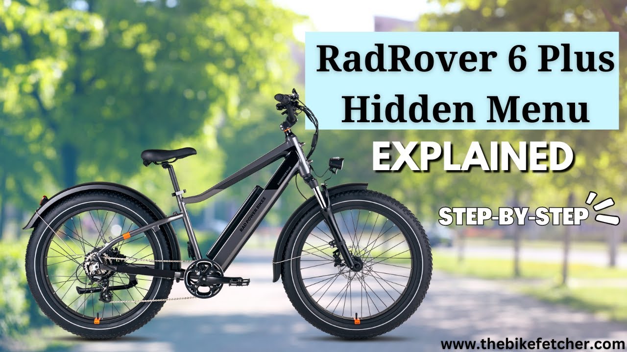 RadRover 6 Plus Hidden Menu Explained ⚡ Rad Power Bikes | RadRover 6 Plus Menu with Top Speed Test