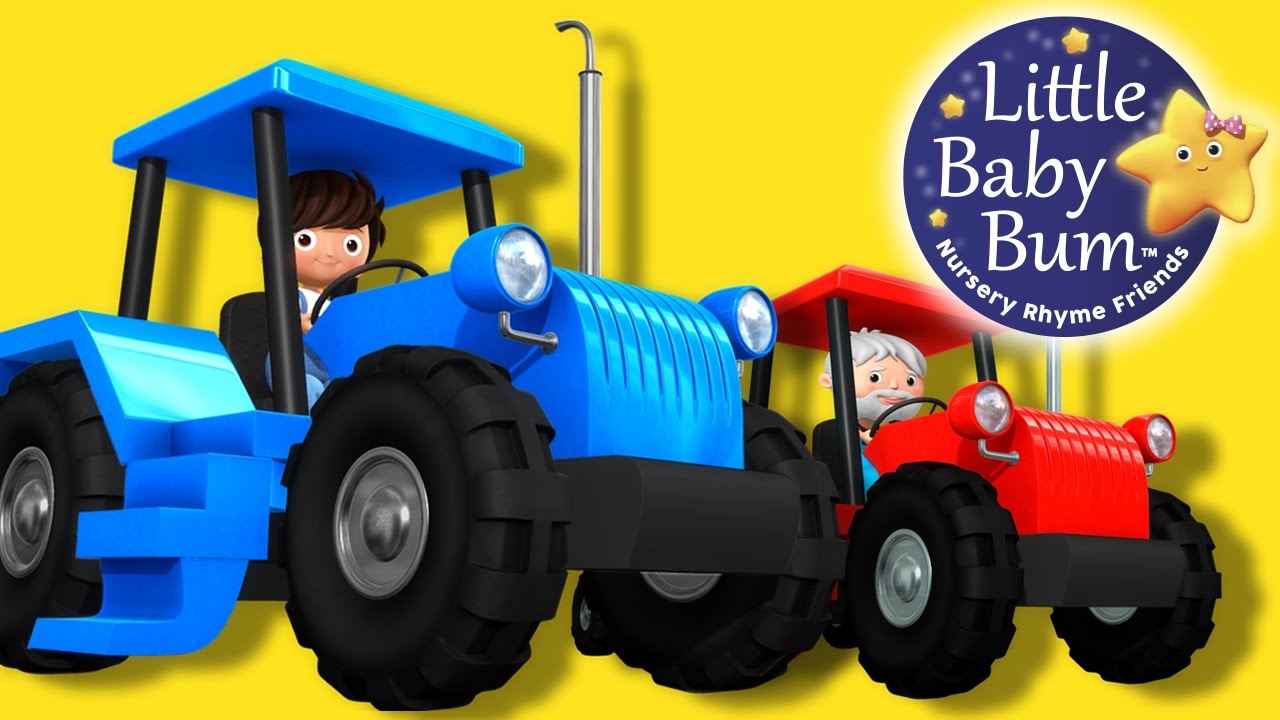 Tractor Song! | Nursery Rhymes for Babies by LittleBabyBum - ABCs and 123s