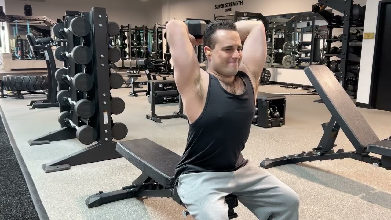 DUMBBELL ONLY Push Day for a GREEK GOD Physique (Gatekept Old School Workout Chris Evans Used)